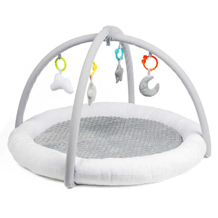 حصيرة لعب قطنية للأطفال الرضع قطيفة ناعمة . Soft Plush Baby Cotton Play Mat