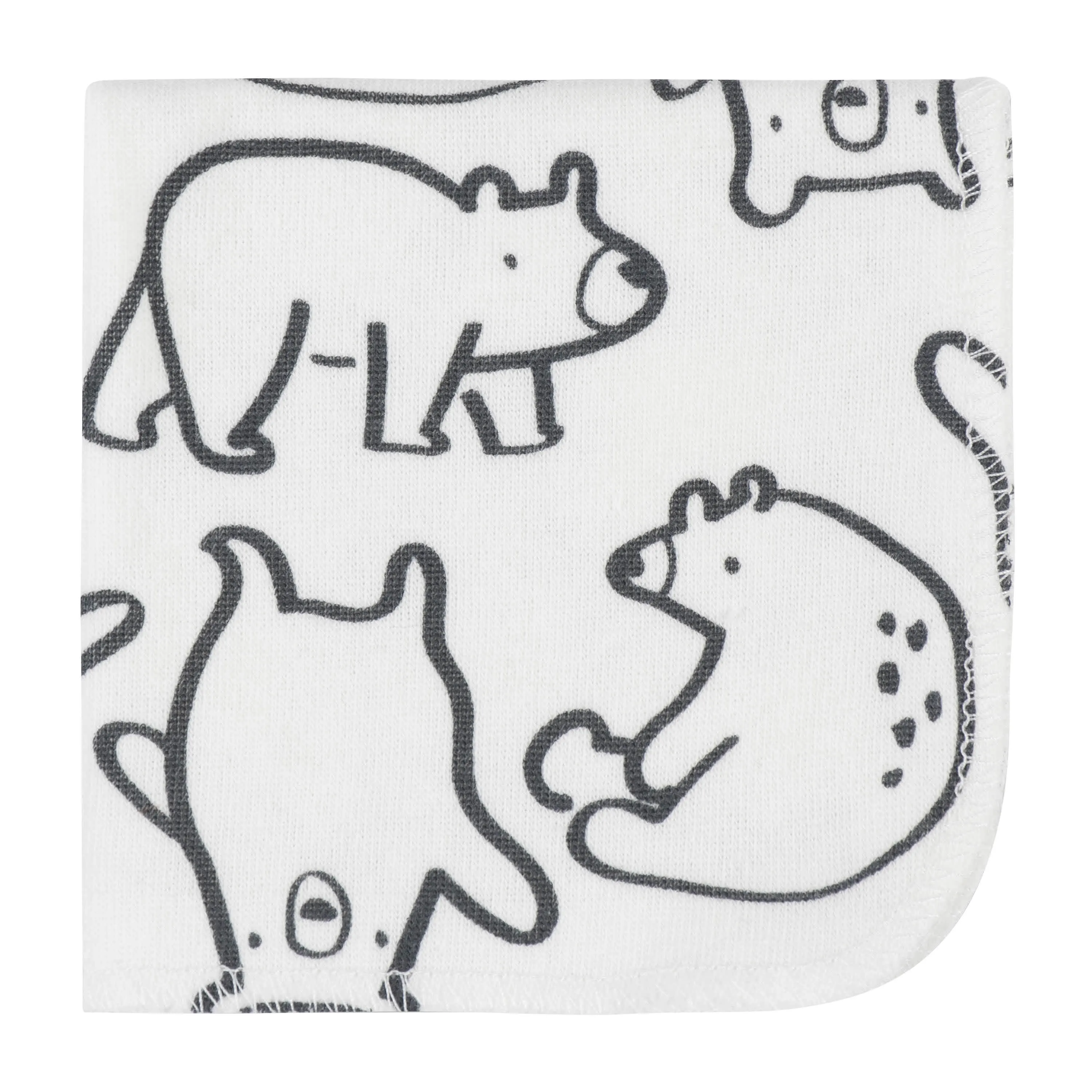10-Pack Boys Bear Washcloths