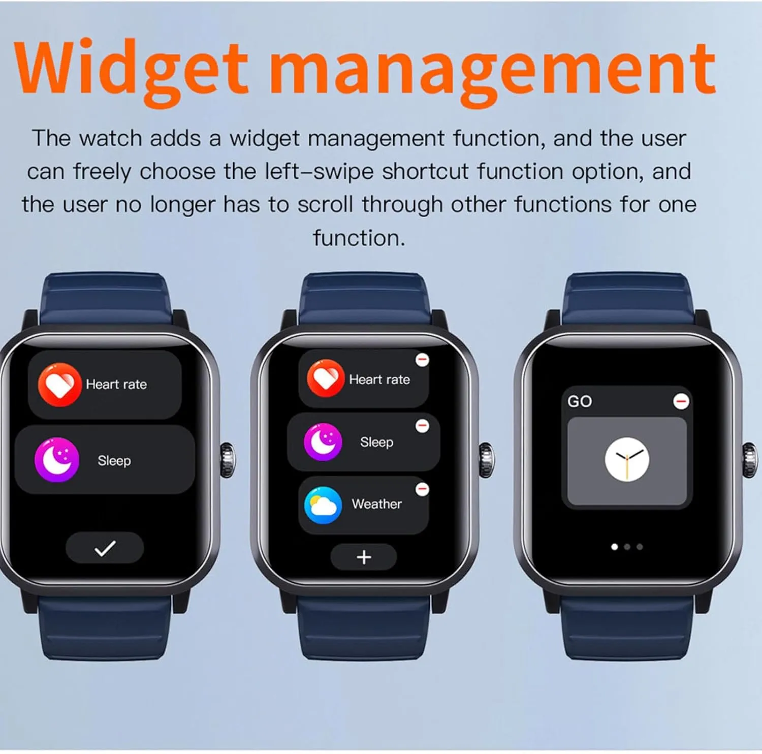 2025 Watches for Men - Heart Rate 1.9" Health and Fitness Tracker Heart Rate F330703,Blue