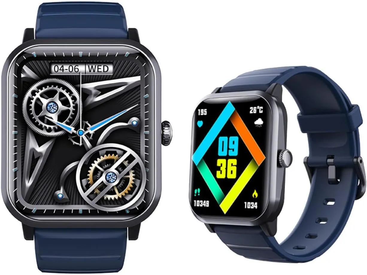 2025 Watches for Men - Watch That Monitors Bp 1.9" Smart Watch Fitness Tracker Smart Notifications Fitness and Sports F330528,Blue