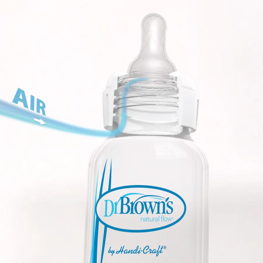 8 oz Plastic Anti-Colic Baby Bottle [1-Pack]