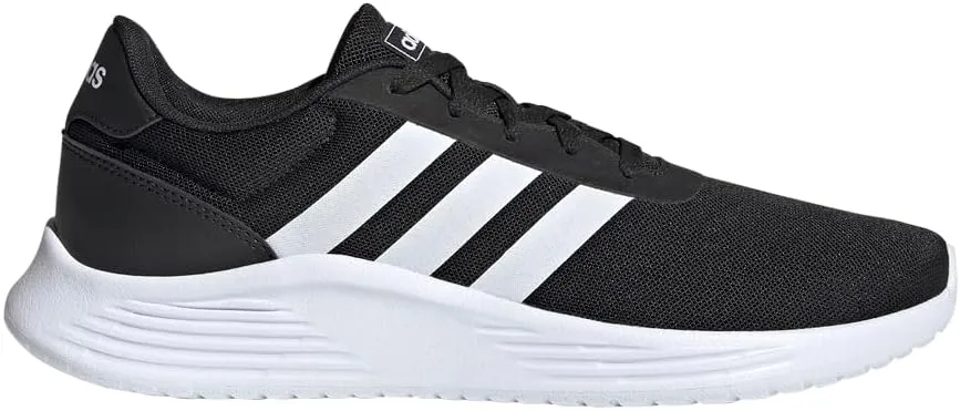 adidas Mens Lite Racer 2 Lace Up Sneakers Shoes Casual - Black - Size 12.5 M