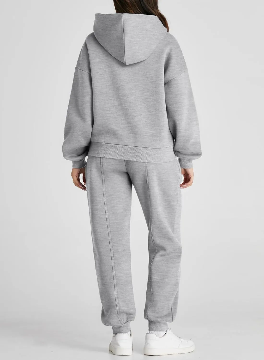 Aleumdr Womens 2 Piece Outfits Matching Sets Sweatsuit Hoodie Oversized Sweatshirts with Sweatpants Tracksuits Fall Outfits