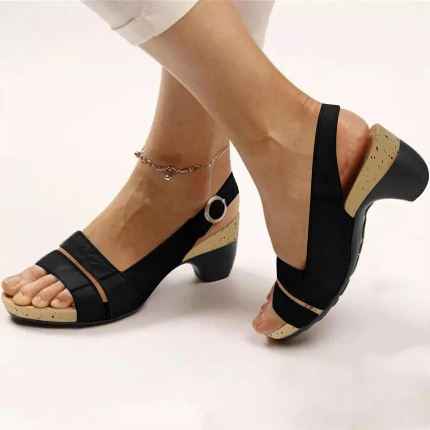 AMDBEL Orthopedic Sandals for Women 2024 Women's Orthopedic Arch Support Flip Flops Summer Walking Orthotic Thong Sandals