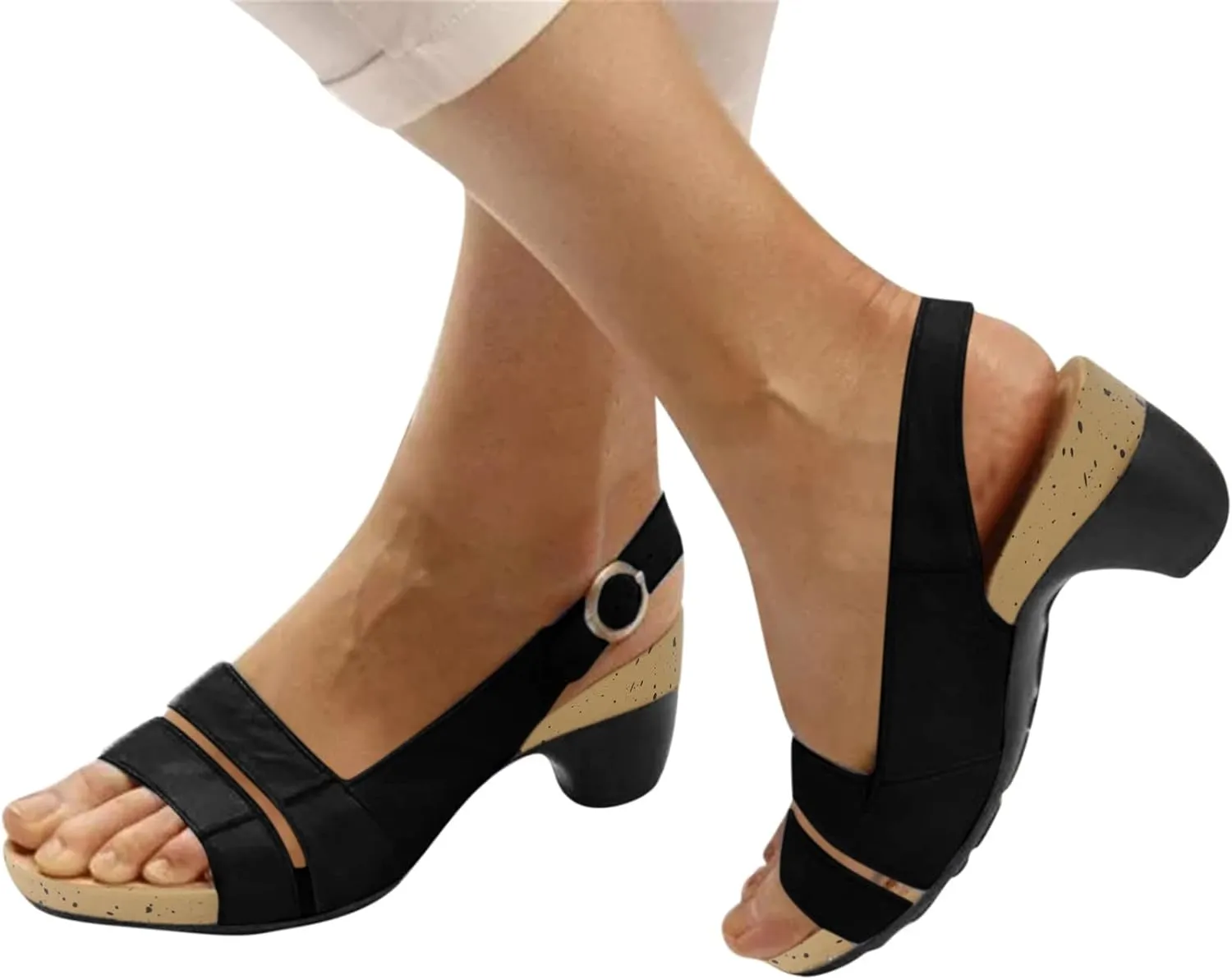 AMDBEL Orthopedic Sandals for Women 2024 Women's Orthopedic Arch Support Flip Flops Summer Walking Orthotic Thong Sandals