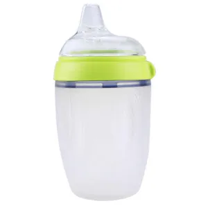 Baby Feeding Supplies Silicone Sipper Bottle for Baby. مستلزمات تغذية الطفل - زجاجة رضاعة سيليكون للأطفال