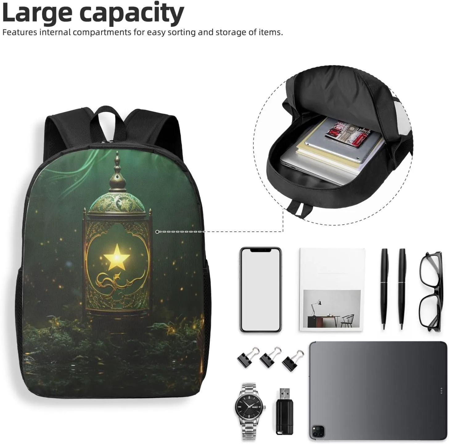 Backpack Travel Laptop Backpack for Men Women Shining star Computer Backpacks 17 inch Casual Daypack