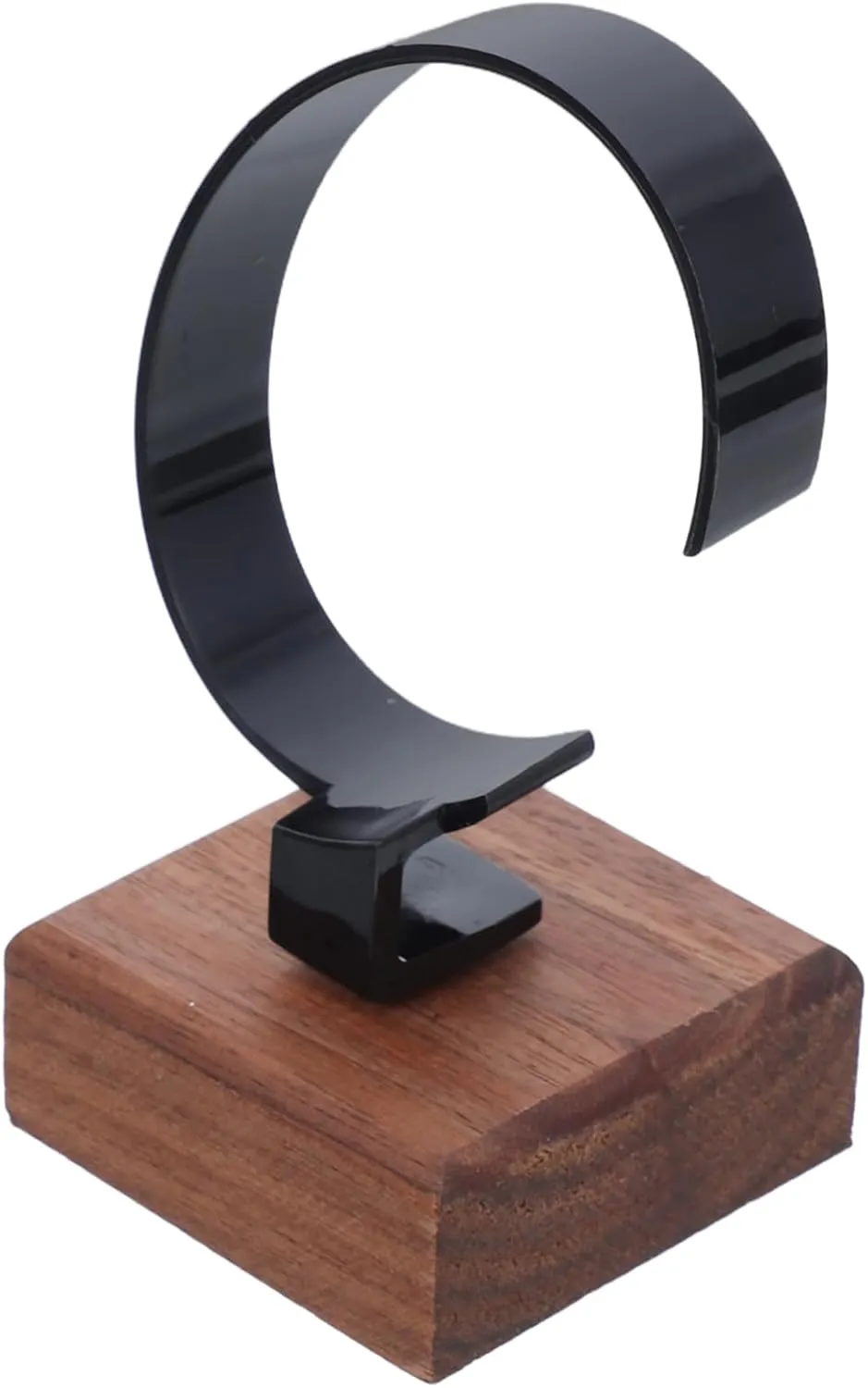 Beaupretty Wrist Watch Display Holder Elegant and Stand for Showcasing Watches and Bracelets Minimalist Design for Soft Furnishing Walnut Ring