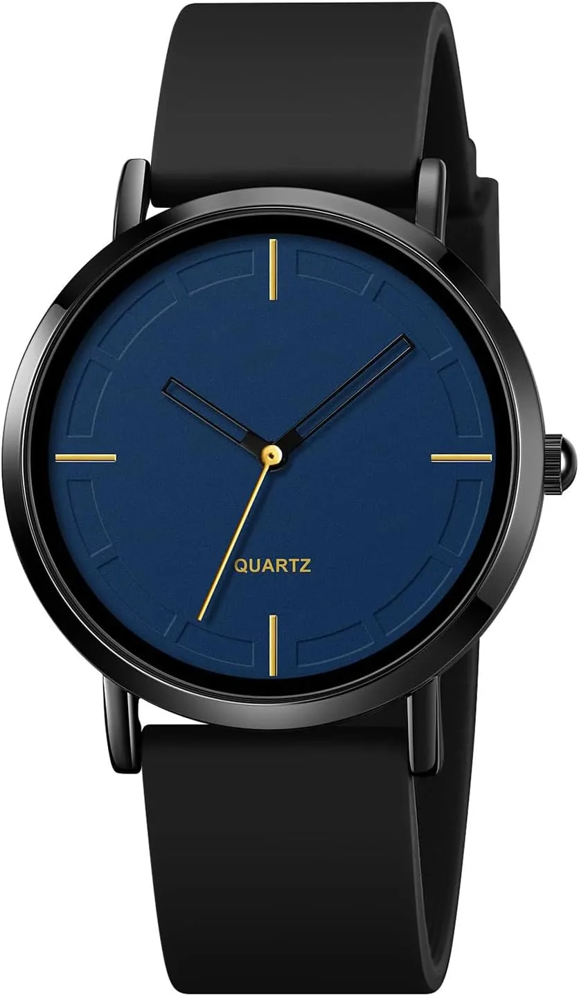 BESTKANG Fashion Simple Analog Quartz Wrist Watches Silicone Strap Waterproof Watch Women Watches Men Sports Watches