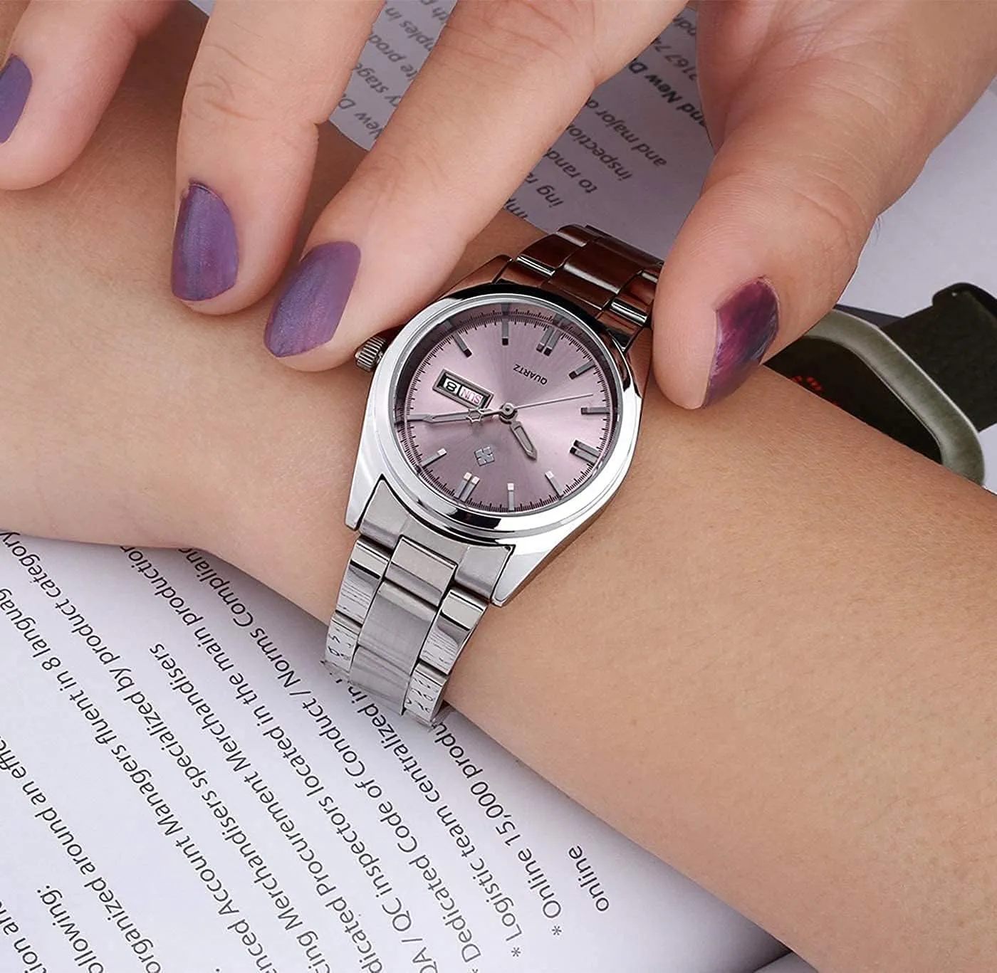 BESTKANG Watches for Women Analog Quartz Silver Stainless Steel Watches Luminous Waterproof Ladies Dress Watch