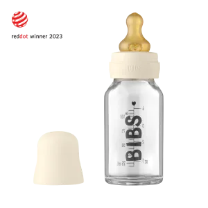 BIBS Baby Glass Bottle Complete Set (110 ml)