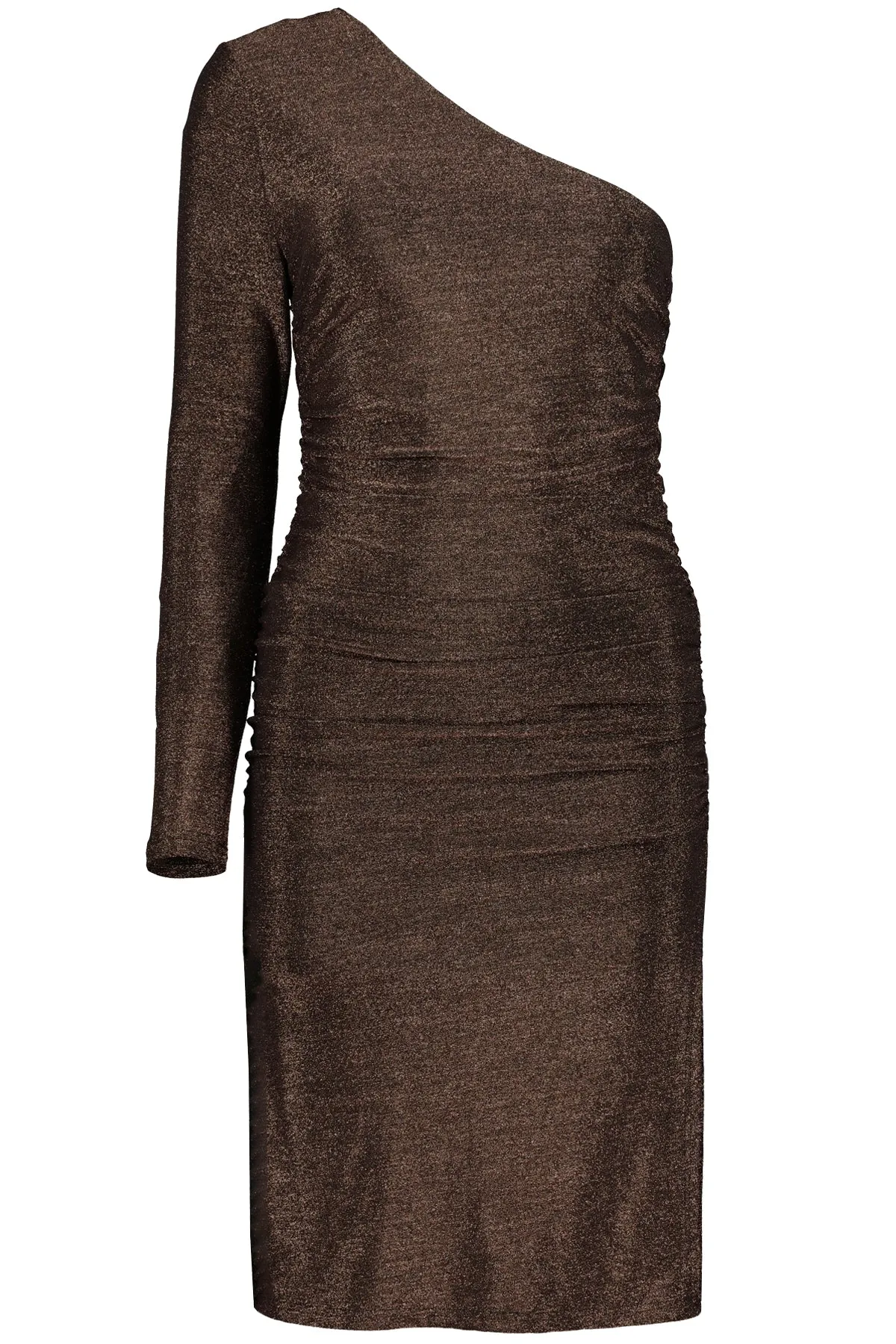 Bishop And Young Life Of The Party One Shoulder Rose Metallic Dress