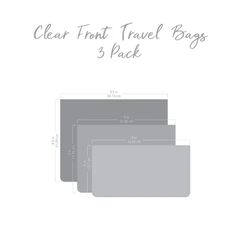Bumkins Clear Travel Bags | Jungle