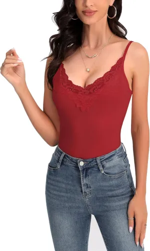 Camisoles for Women Basic Cami Slim-Fit Cotton Undershirt Stretch Spaghetti Strap Tank Top