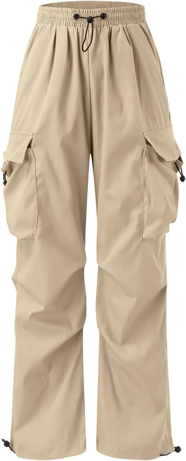 Cargo Joggers Men Stretch Casual Joggers Elastic Waist Drawstring Streetwear Pant Sweatpants with Pockets