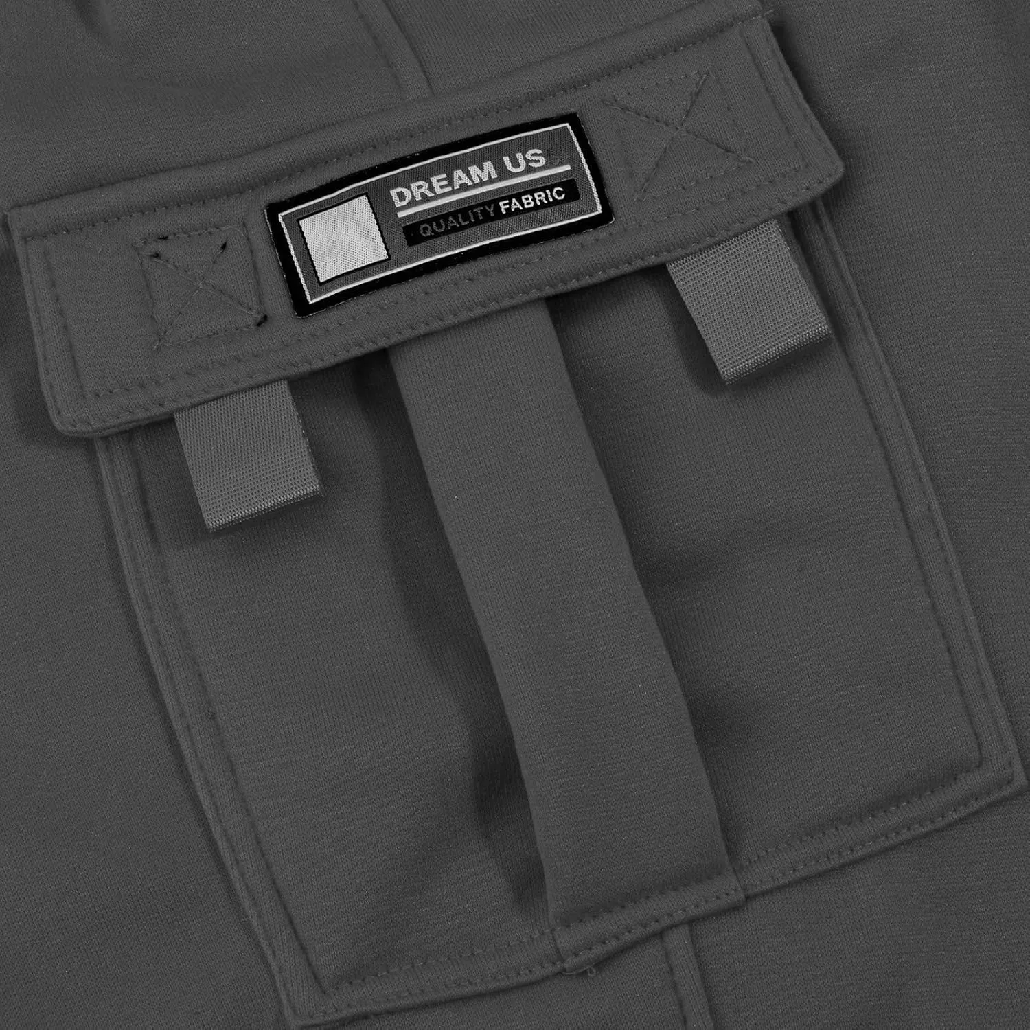 Cargo Sweatpants for Men Plus Size Drawstring Waist Joggers with Pockets Baggy Open Bottom Athletic Sweat Pants