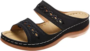 Cathalem Summer Sandals for Women 2024 Orthopedic Sandals Womens Walking Sandals with Arch Support Casual Flip Flops