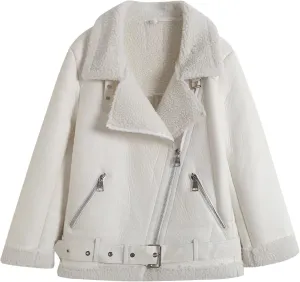 ChicCrate Women's Fleece Lined Winter Coat Sherpa Jacket Fashion Warm Clothes Casual Outerwear