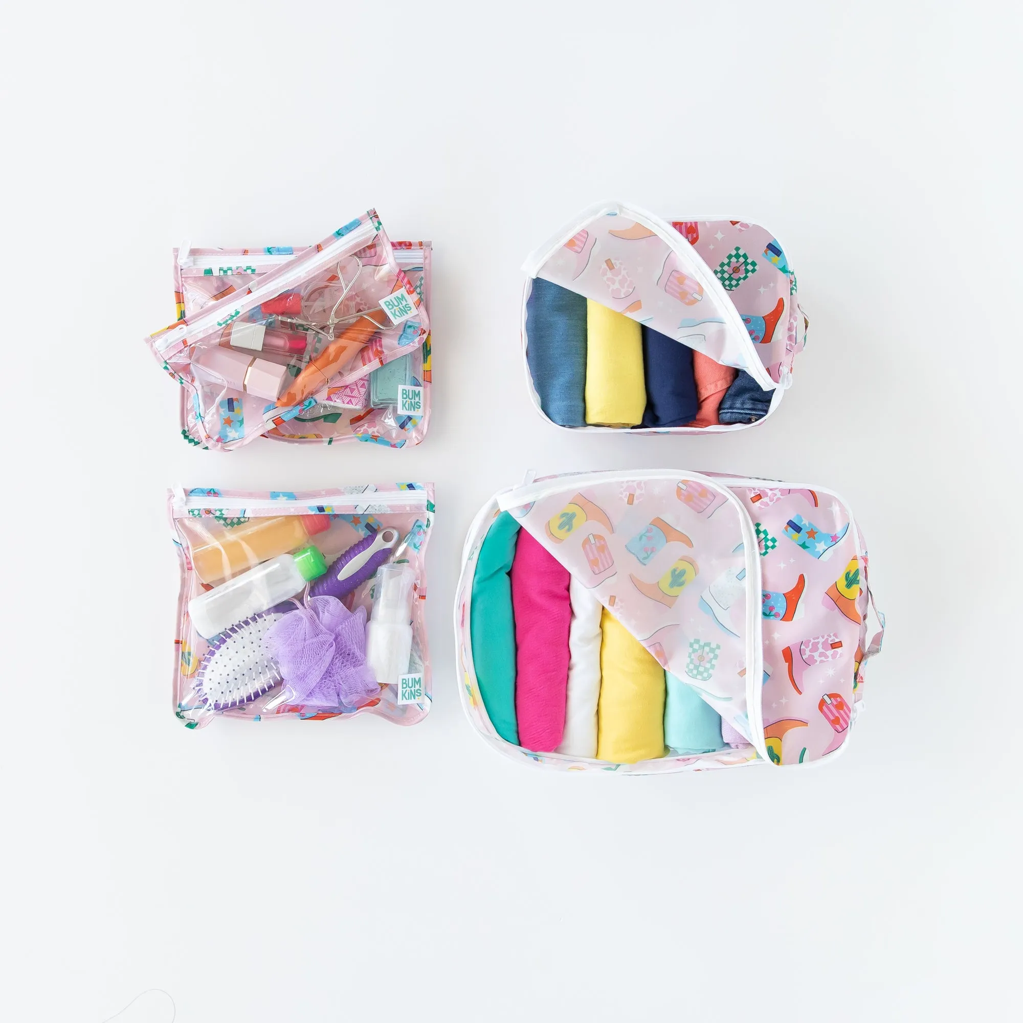 Clear Travel Bag 3 Pack: Boots