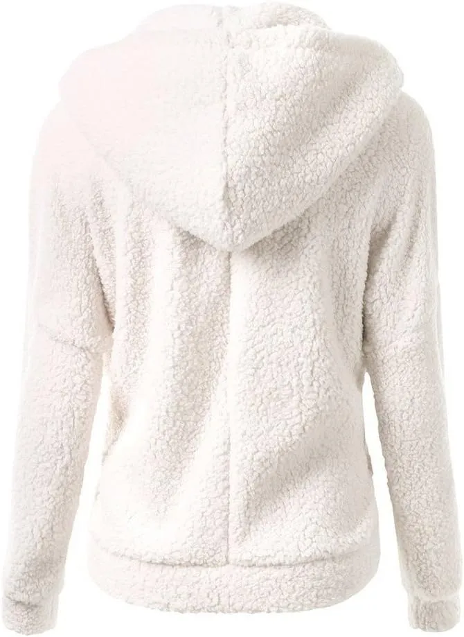 cooki Winter Jackets for Women Thick Womens Warm Fur Fleece Lined Hooded Plus Size Warm Down Outerwear Parka Coats Tops
