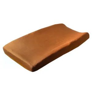 Copper Pearl Changing Pad Cover | Camel