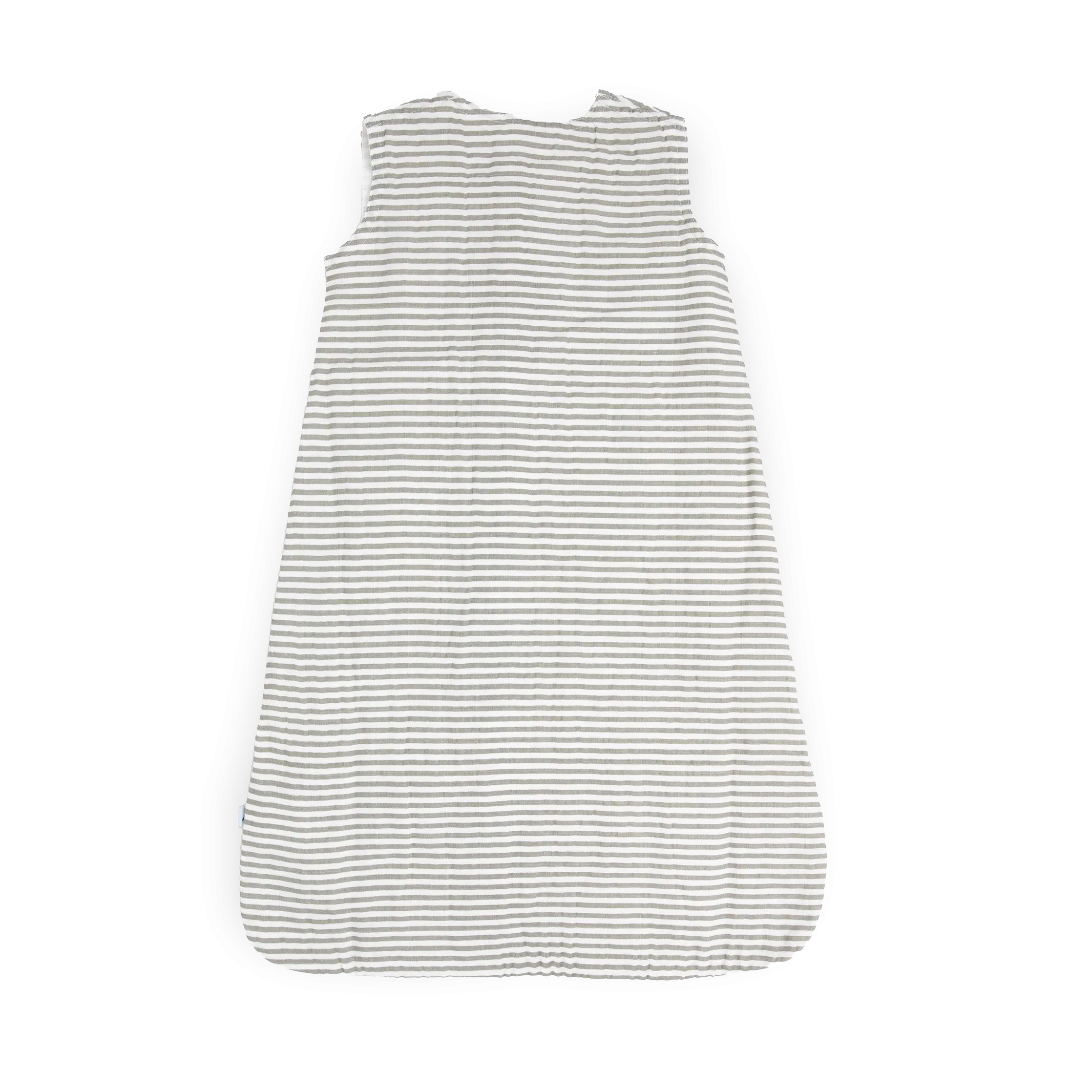 Cotton Muslin Sleep Bag - Grey Stripe