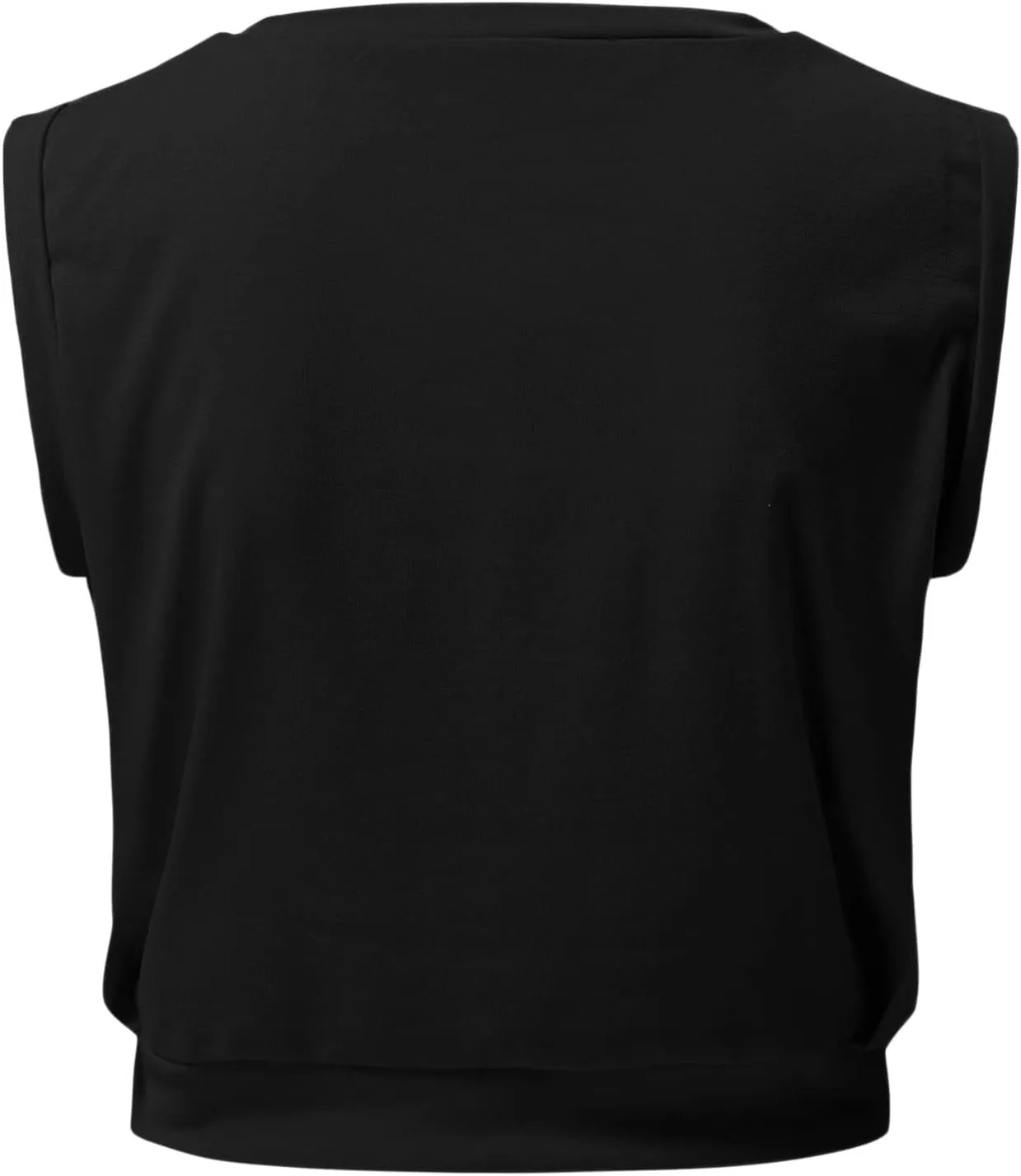 Crop Top Athletic Shirts for Women Cute Sleeveless Yoga Tops Running Gym Cotton Cropped Workout Clothes