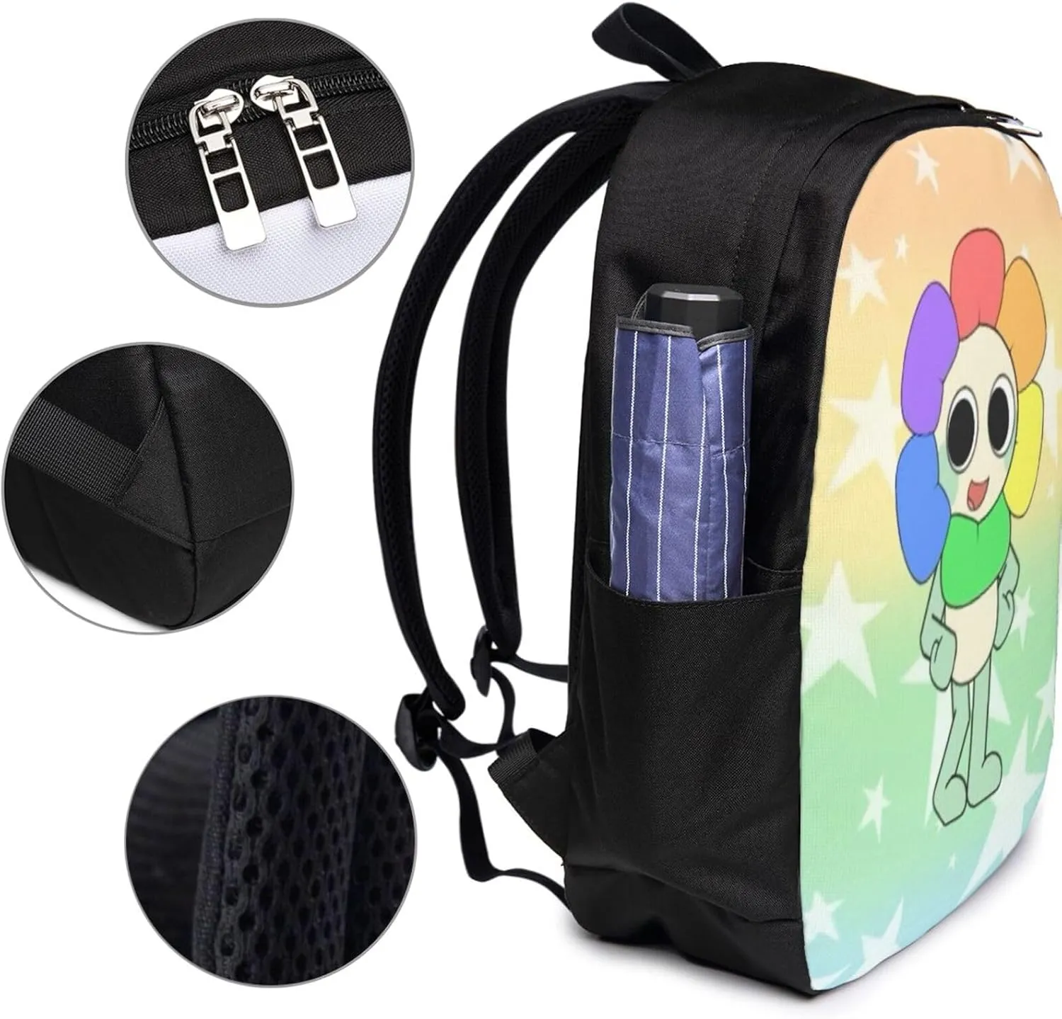 Dandy'S World 3 Backpack Lightweight Large Capacity Laptop Backpack Travel Backpacks For Unisex 17in.