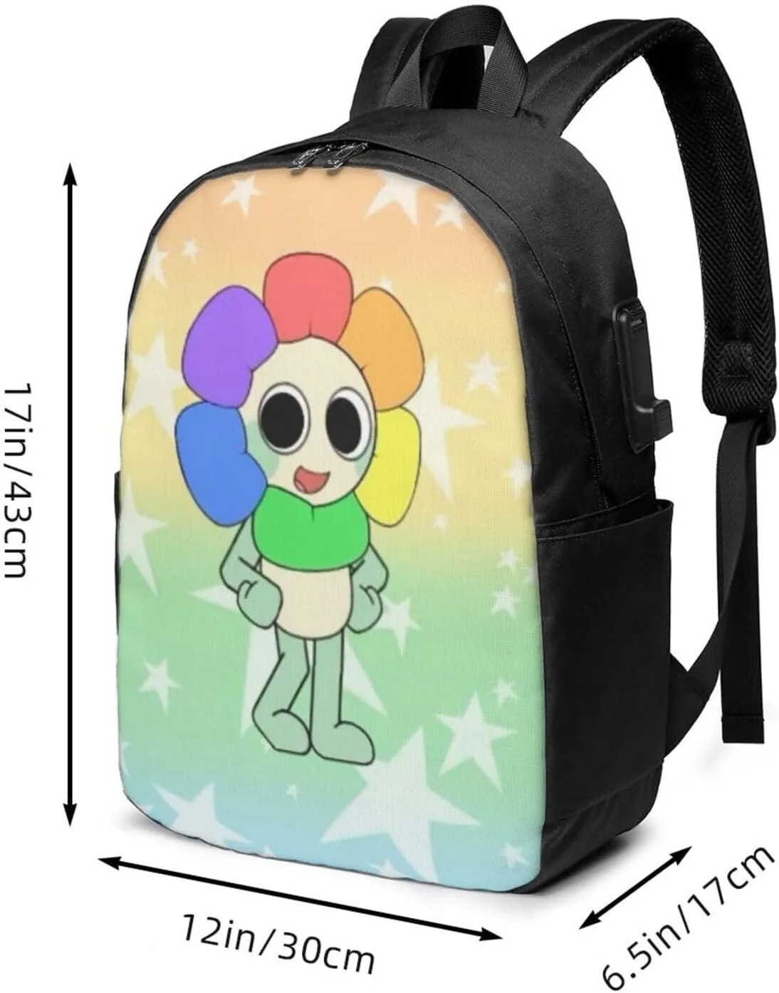 Dandy'S World 3 Backpack Lightweight Large Capacity Laptop Backpack Travel Backpacks For Unisex 17in.