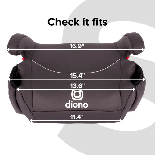 Diono Solana Backless Booster Seat- 2 Pack