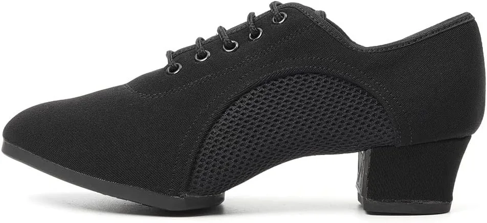 DKZSYIM Men and Women's Boost Dance Sneaker Modern Jazz Ballroom Performance Dance-Sneakers Sports Shoes,Model LHD-NJB