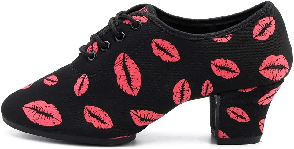 DKZSYIM Men and Women's Boost Dance Sneaker Modern Jazz Ballroom Performance Dance-Sneakers Sports Shoes,Model WZSP-NJB