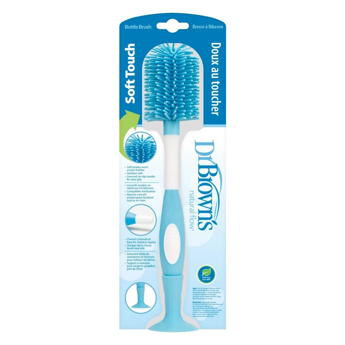 Dr.Brown's Soft Touch Bottle Brush - Blue