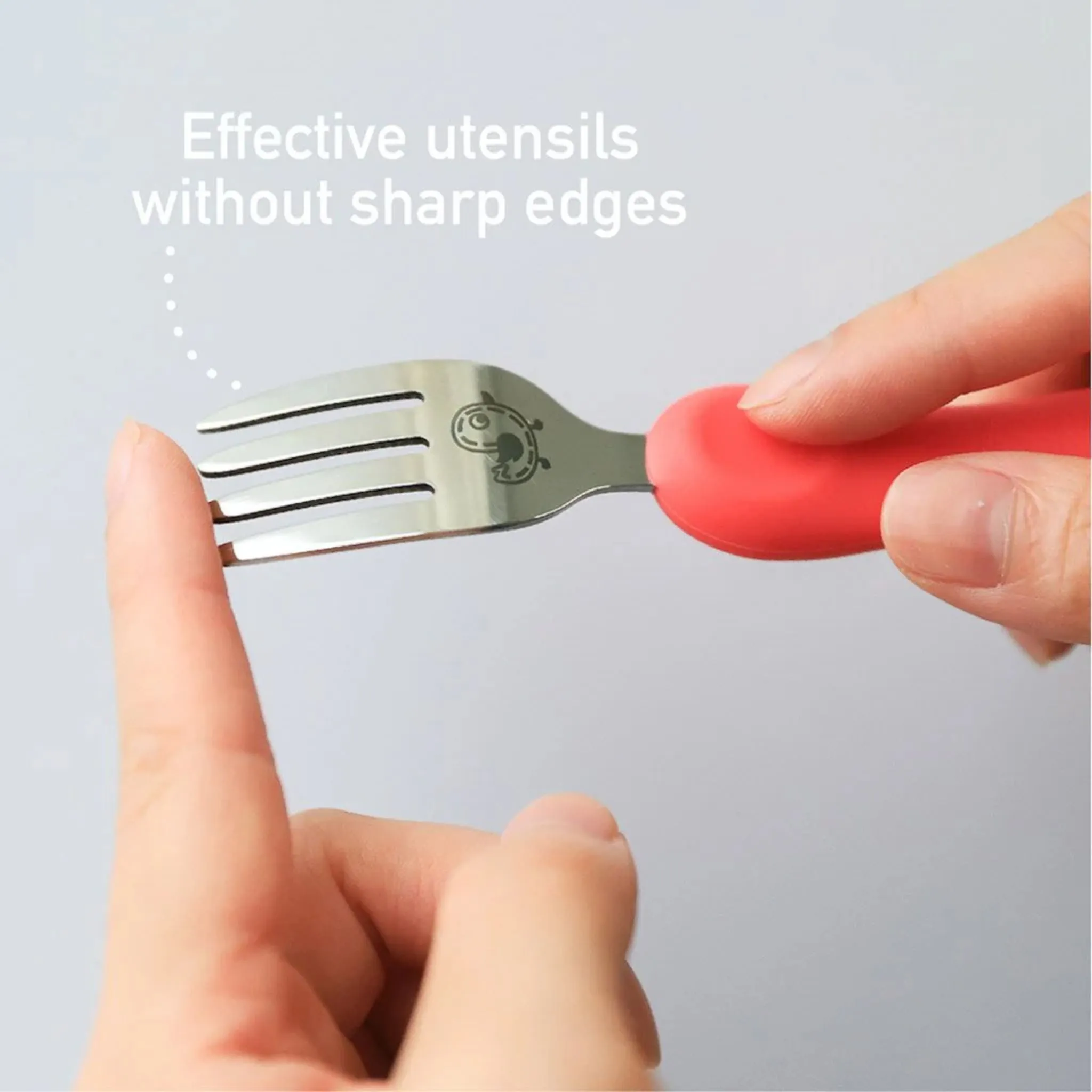 Easy Grip Fork & Spoon Set - Lucas