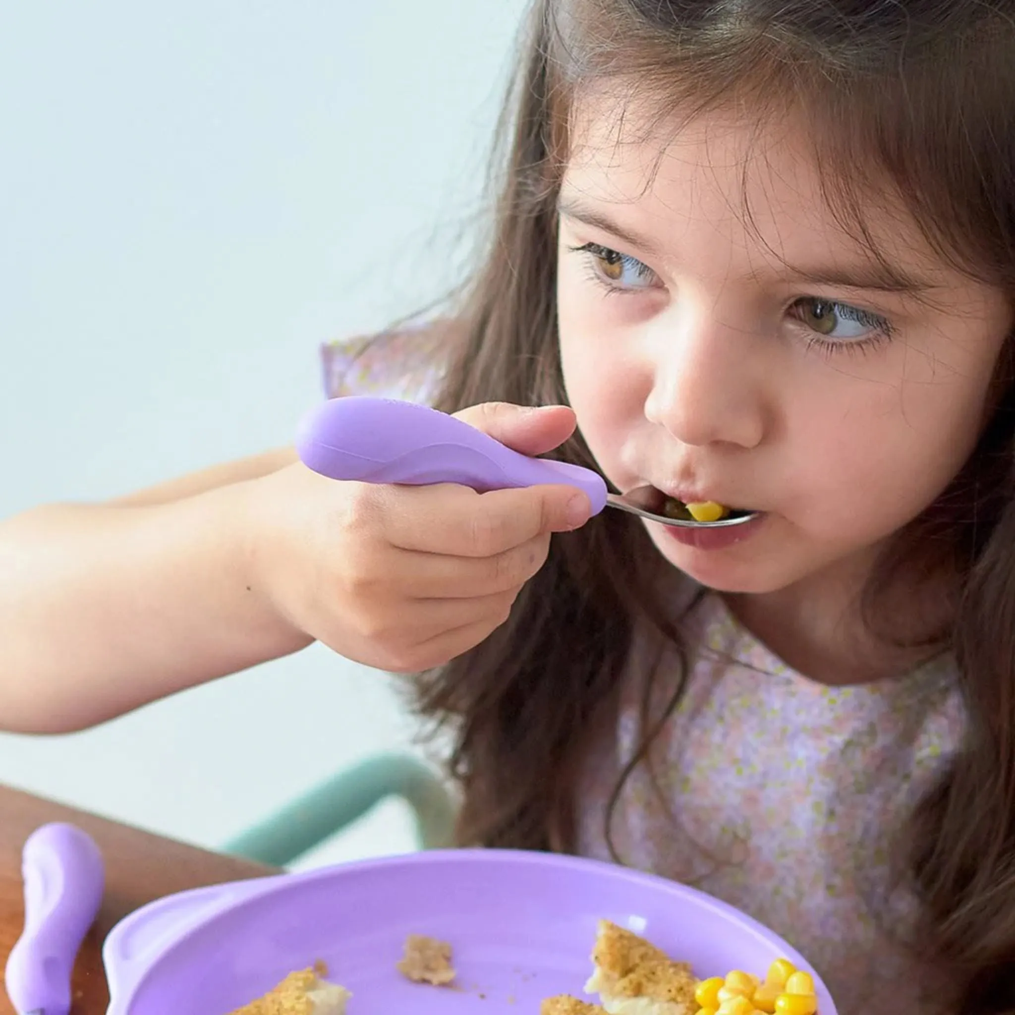 Easy Grip Fork & Spoon Set - Lucas