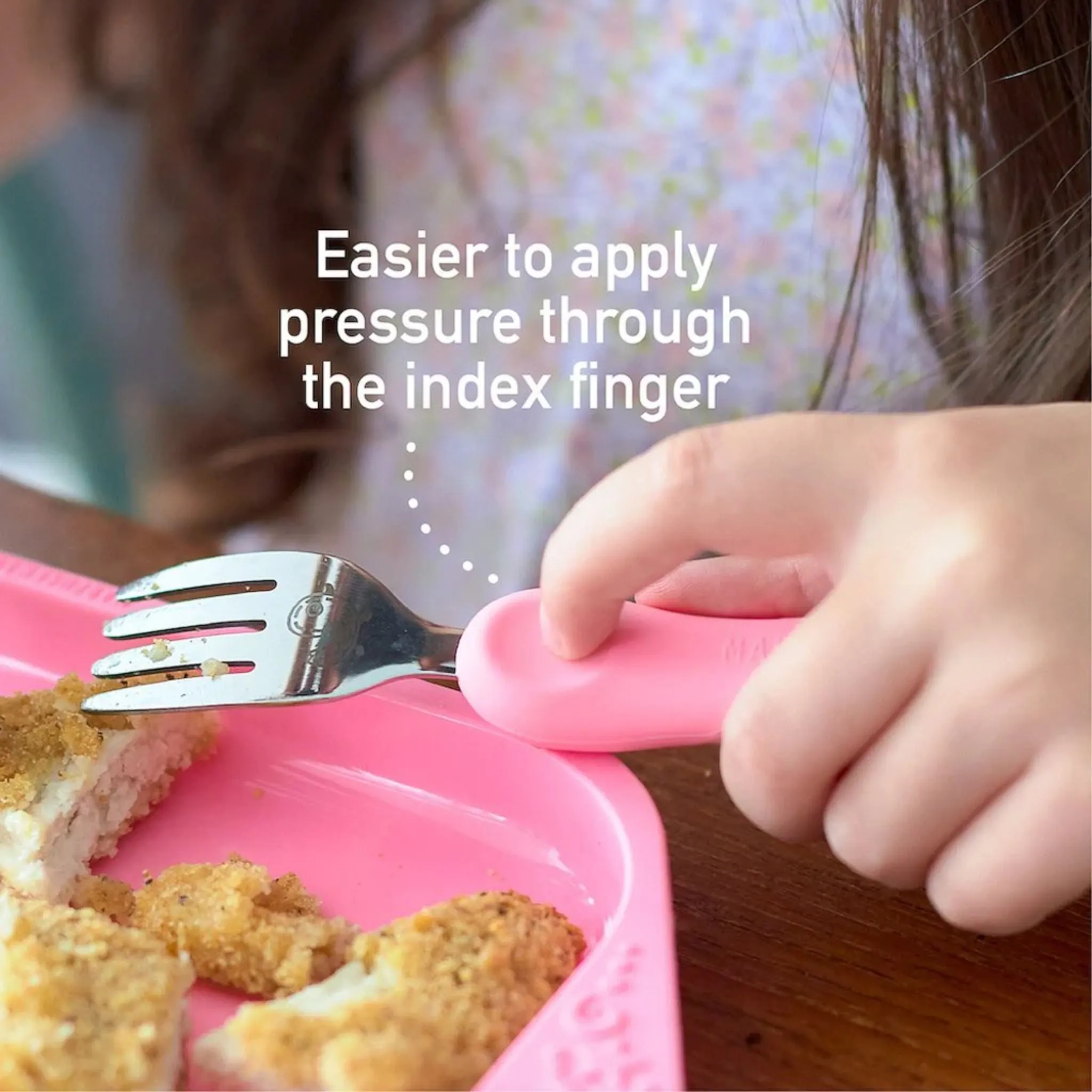 Easy Grip Fork & Spoon Set - Lucas