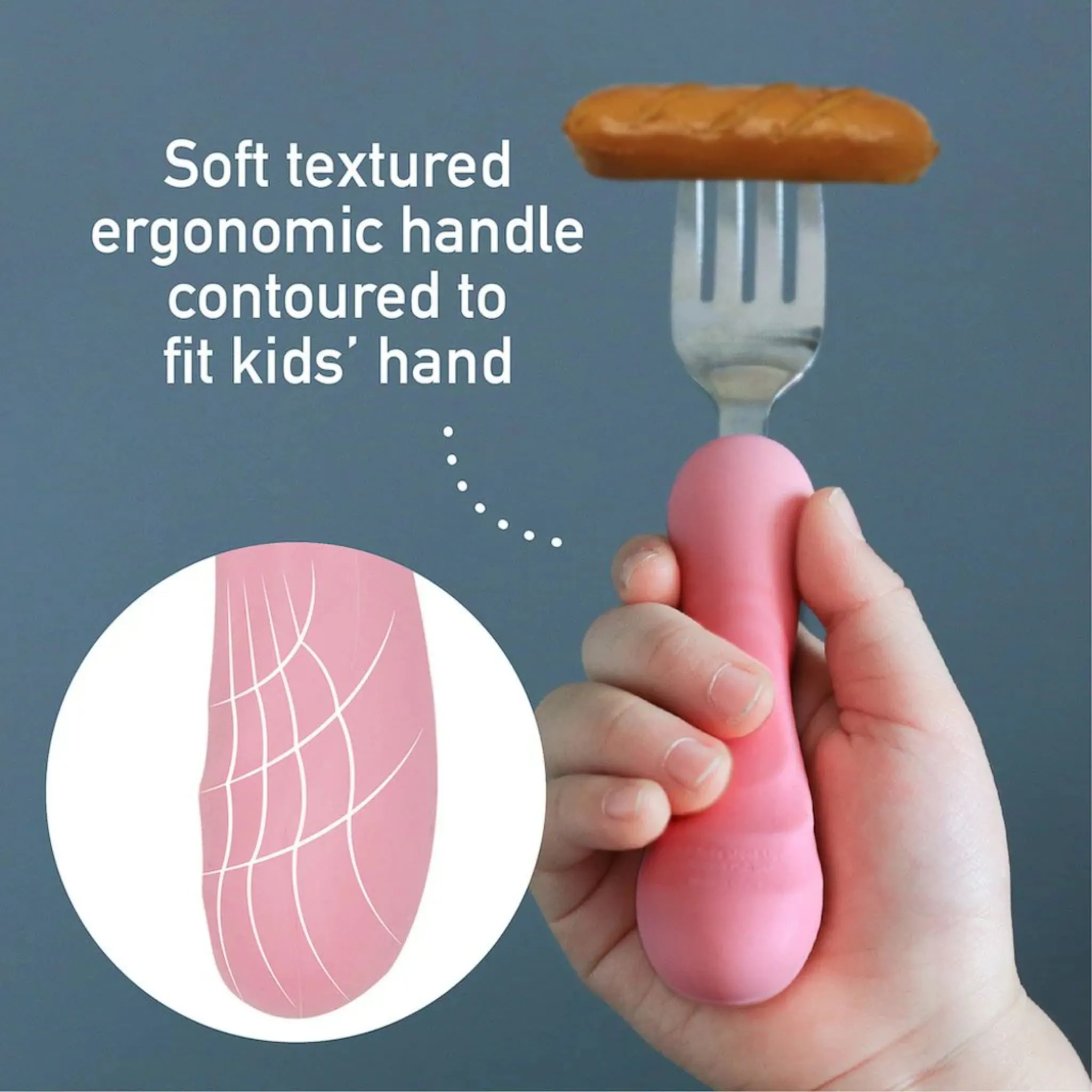 Easy Grip Fork & Spoon Set - Lucas