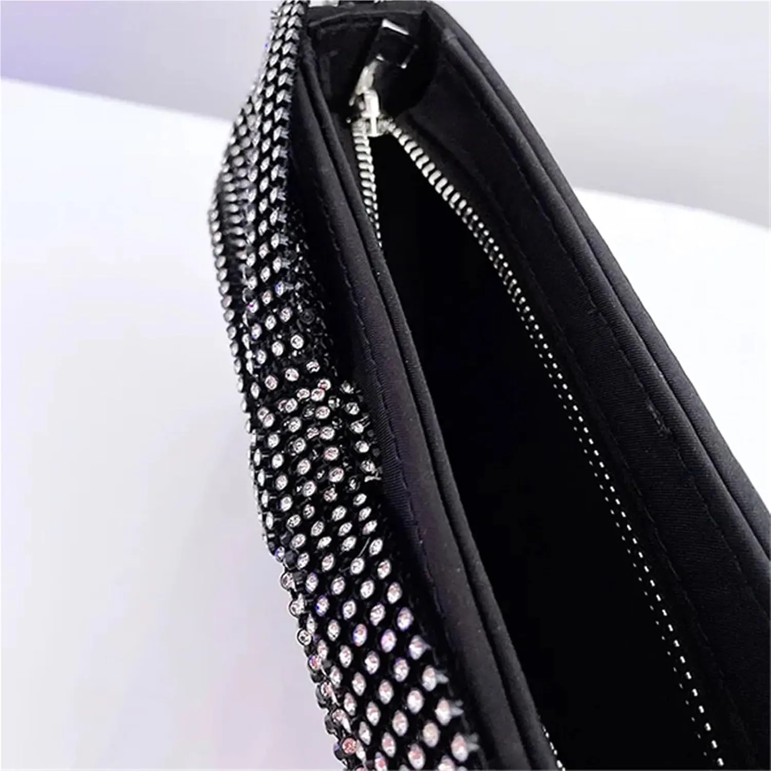 Evening Bag Round Handle Diamond Bow Evening Bag Women Wedding Party Glittering Crystal Clutch Purses and Handbags Wallets