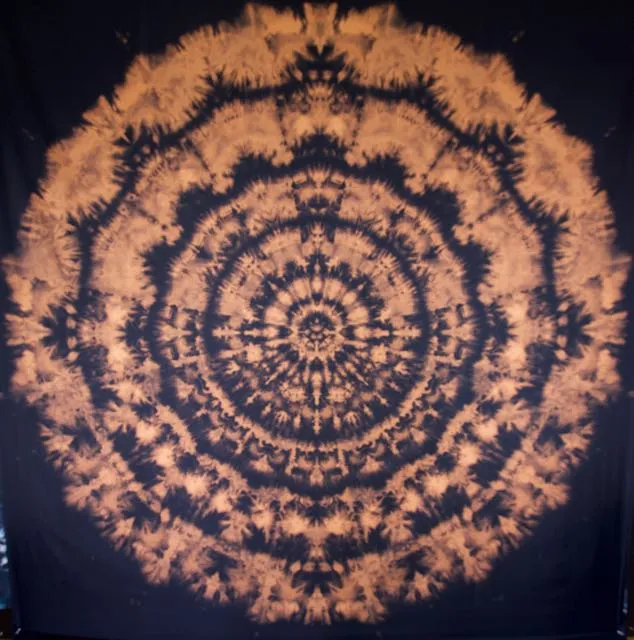 'Faces of Ra' Mandala 96"X90"  #0965