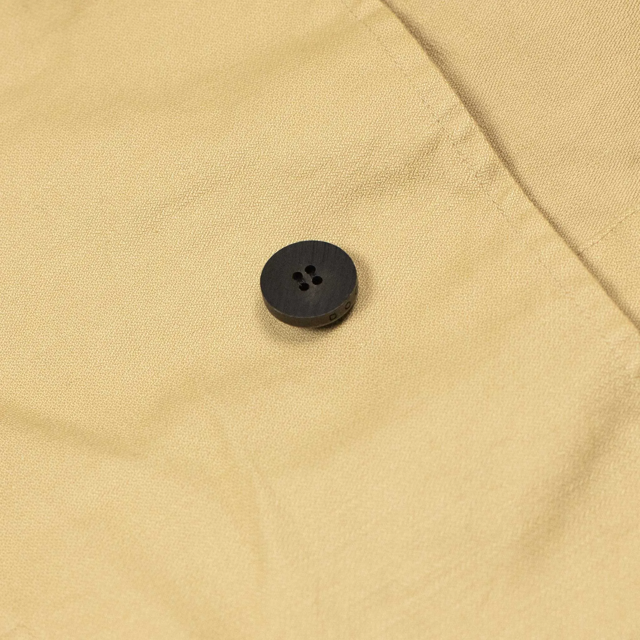Field jacket in beige cotton sateen