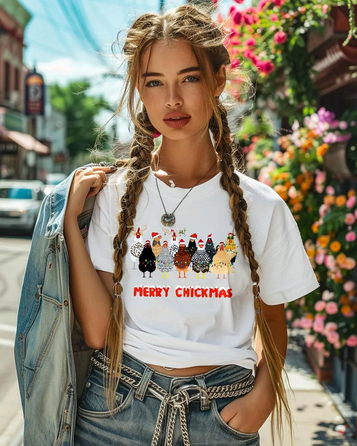 Flafens Graphic Tees T Shirts for Women - Cute Womens T-Shirts Cotton Tshirts Tops Teens Girls