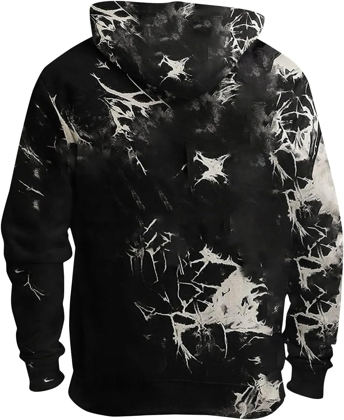 GOFULY Mens Sweatshirt Hoodie Lightweight Fall Tie Dye Hoodies Long Sleeve Pullover Sweatshirts Drawstring Shirt With Pocket