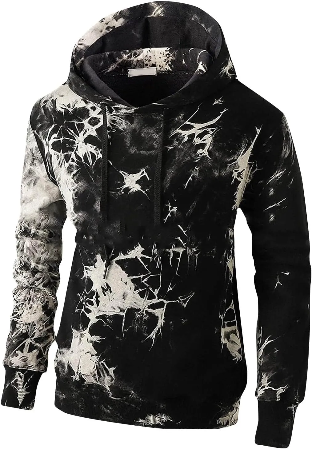 GOFULY Mens Sweatshirt Hoodie Lightweight Fall Tie Dye Hoodies Long Sleeve Pullover Sweatshirts Drawstring Shirt With Pocket