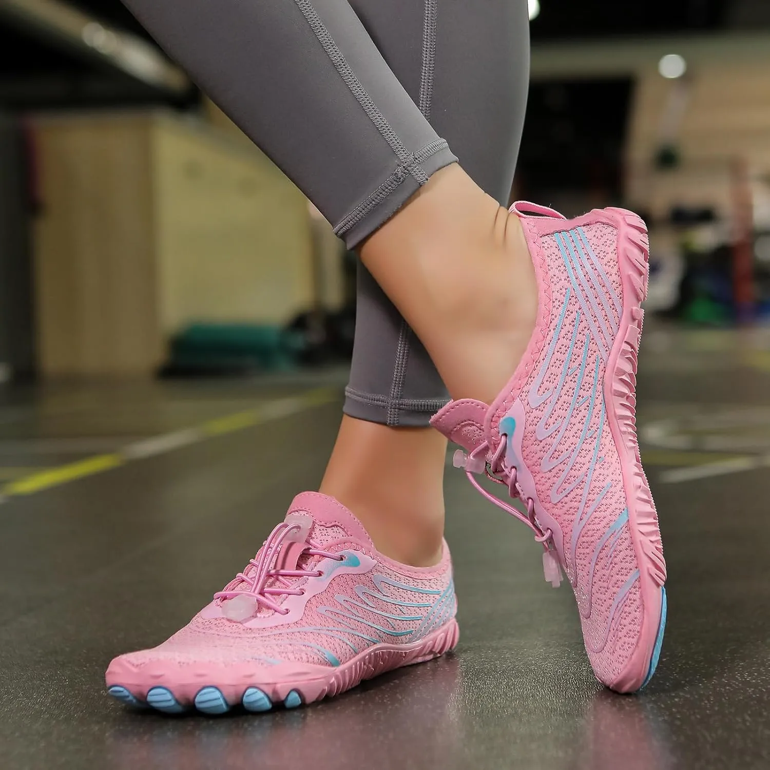 Hike Shoes Women Men Pro Barefoot Shoes with Wide Toe Box Waterproof Trail Running Healthy & Non-Slip Barefoot Shoe Breathable Hiking Walking Shoe Sneakers