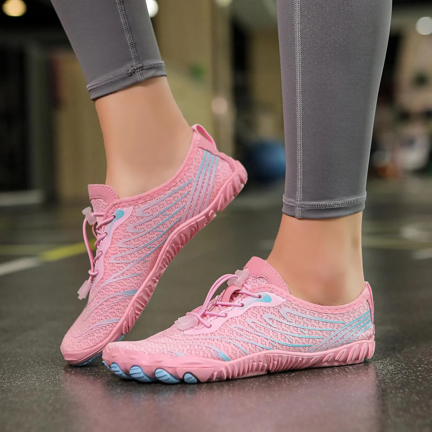 Hike Shoes Women Men Pro Barefoot Shoes with Wide Toe Box Waterproof Trail Running Healthy & Non-Slip Barefoot Shoe Breathable Hiking Walking Shoe Sneakers