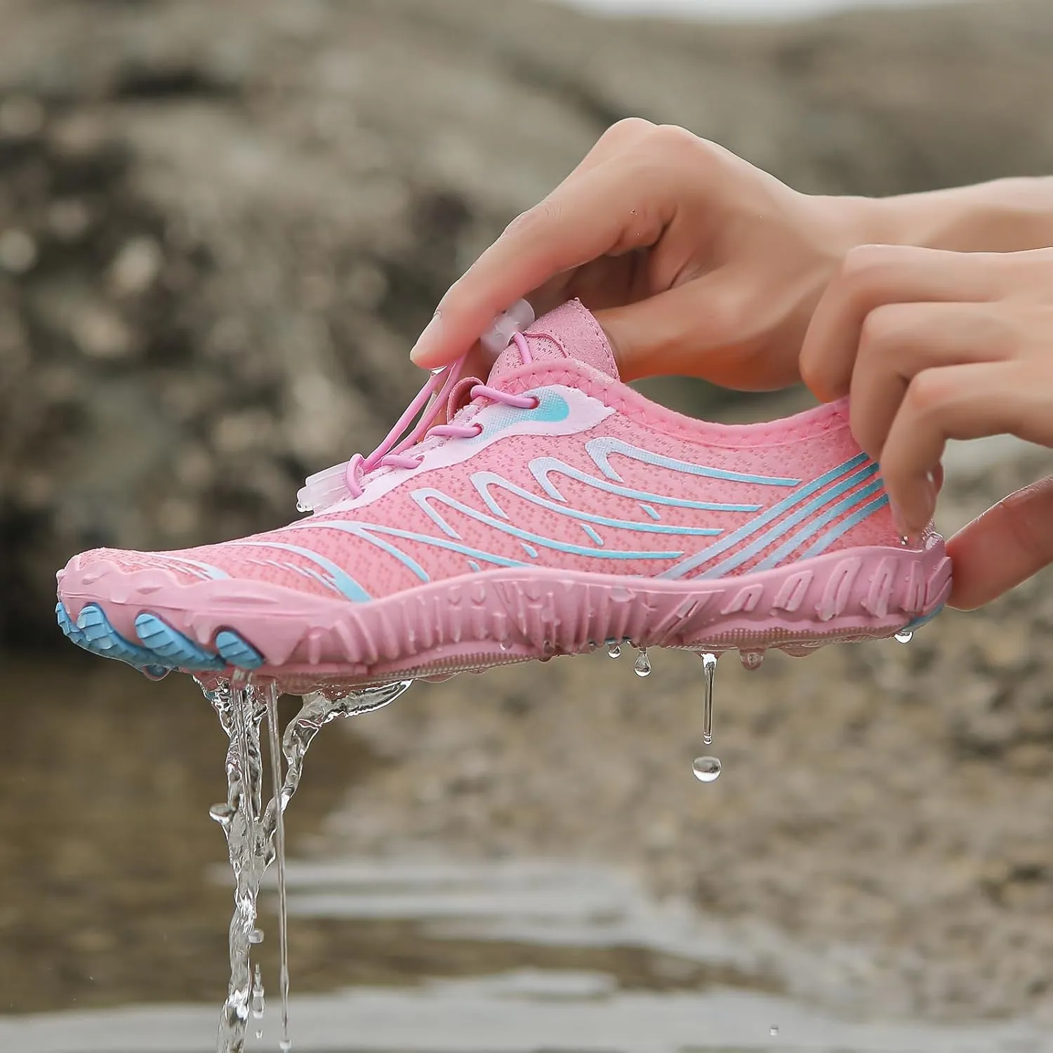 Hike Shoes Women Men Pro Barefoot Shoes with Wide Toe Box Waterproof Trail Running Healthy & Non-Slip Barefoot Shoe Breathable Hiking Walking Shoe Sneakers