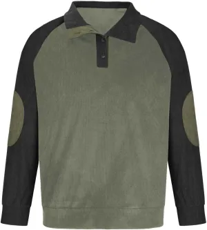 Hoodies For Men And Autumn Casual Long Sleeve Button Solid Color Long Sleeve T Shirt Top Gray Hoodie Custom Hoodie