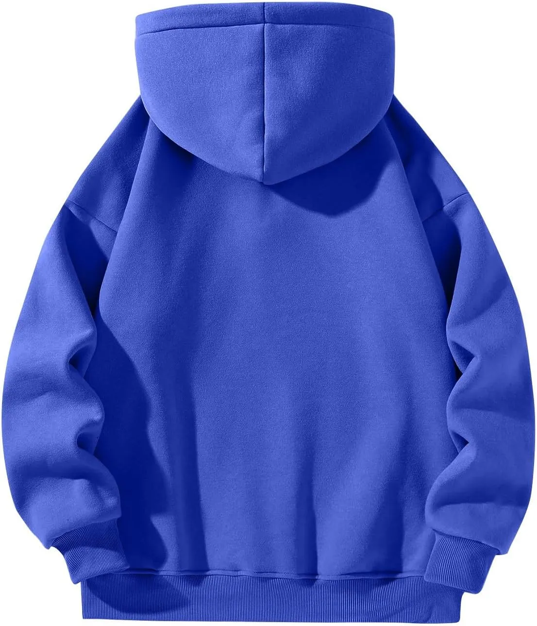 Hoodies for Men Quarter Zip Pullover Drop Shoulder Lightweight Workout Plain Hoodie Big And Tall Hooded Sweatshirt