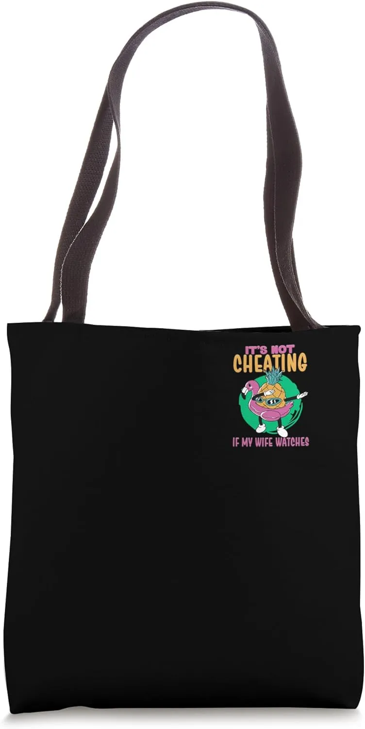 It's Not Cheating If My Wife Watches Minimalist Tote Bag