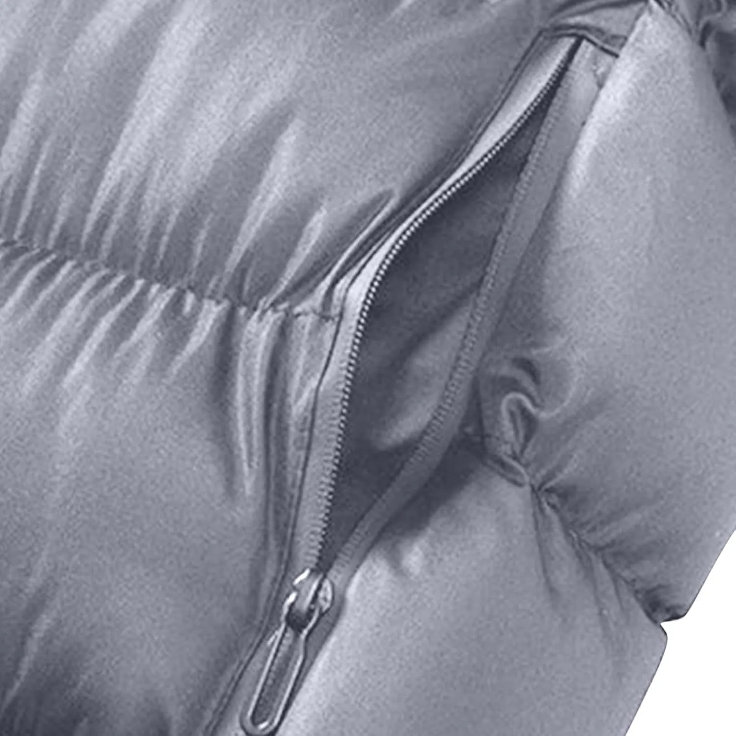 lcziwo Men's Lightweight Puffer Vest Stand Collar zip up sleeveless Jacket Packable warm winter padded Cotton coat